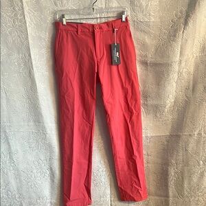 NWT Vineyard Vines Men's On-The-Go Pant in Jetty Red
